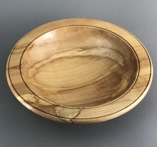 Spalted maple bowl